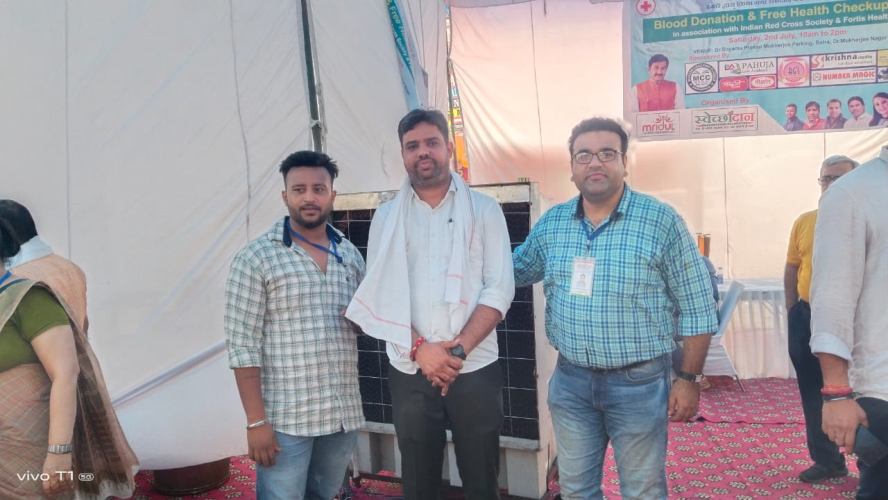 Health and Blood Donation Camp